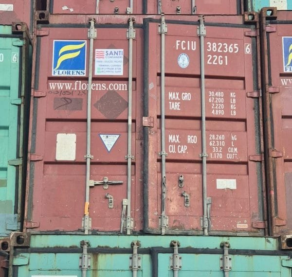 Container 20 Pés Dry (6 metros) FCIU382365-6