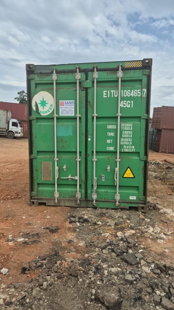 Container 40 Pés HC (12 metros)EITU106465-7