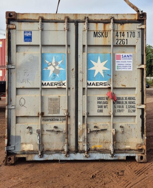 Container 20 Pés Dry (6 metros)MSKU414170-1