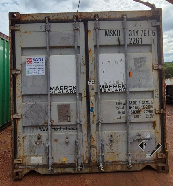Container 20 Pés Dry (6 metros)MSKU314791-6