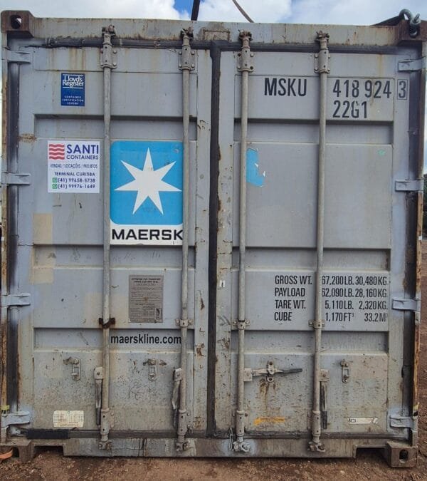 Container 20 Pés Dry (6 metros)MSKU418924-3