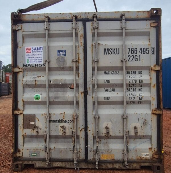 Container 20 Pés Dry (6 metros)MSKU766495-9