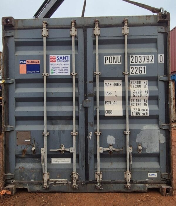 Container 20 Pés Dry (6 metros)PONU203792-0