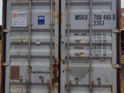 Container 20 Pés Dry (6 metros)MSKU708466-8