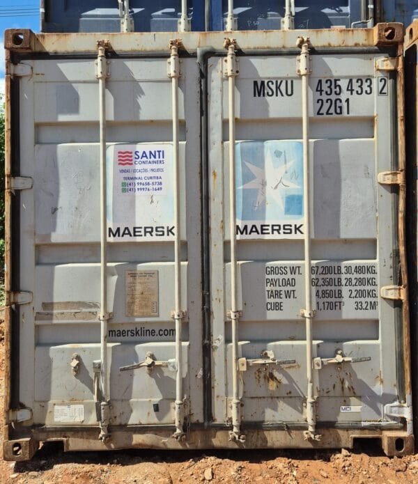 Container 20 Pés Dry (6 metros)MSKU435433-2