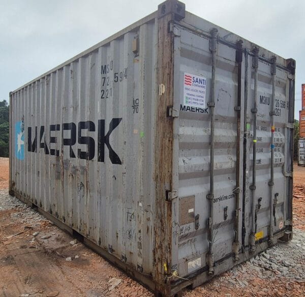 Container 20 Pés Dry (6 metros) MSKU726596-4 - Imagem 3