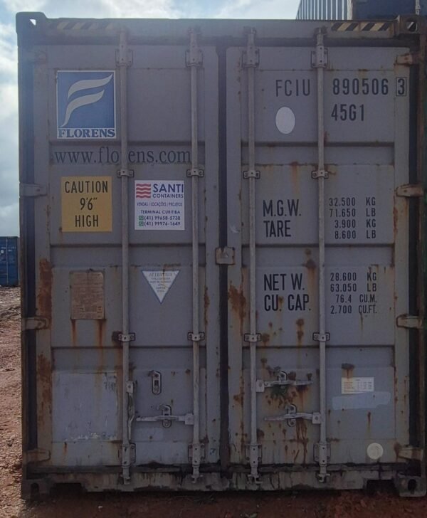 Container 40 Pés HC (12 metros) FCIU890506-3