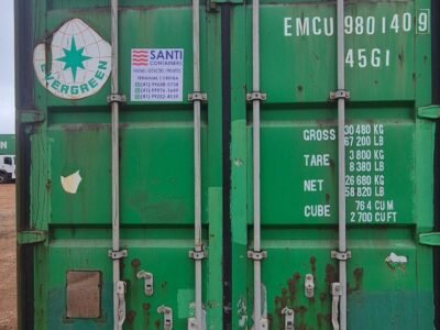 Container 40 Pés HC (12 metros) EMCU980140-9