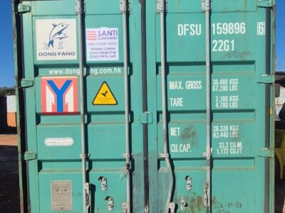 Container 20 Pés Dry (6 metros) DSFU159896-6