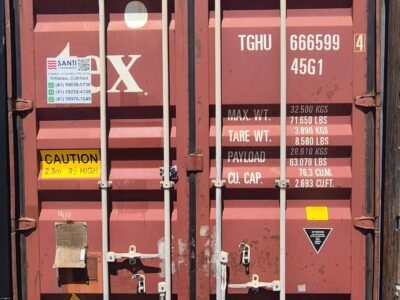 Container 40 Pés HC  (12 metros) TGHU666599-4