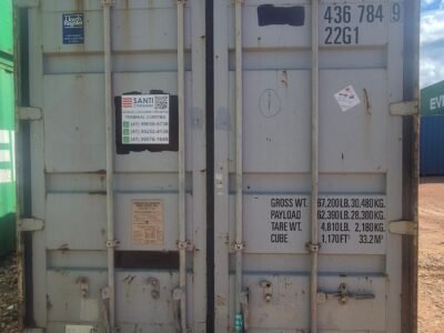 Container 20 Pés Dry (6 metros) MSKU436784-9