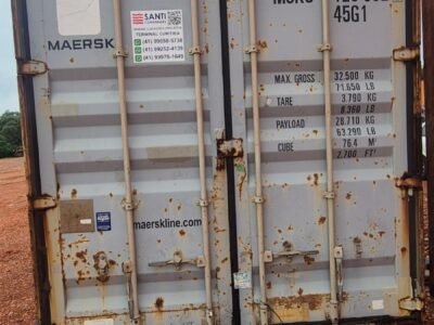 Container 40 Pés HC  (12 metros) MSKU120832-9
