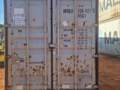Container 40 Pés HC  (12 metros) MSKU106427-9